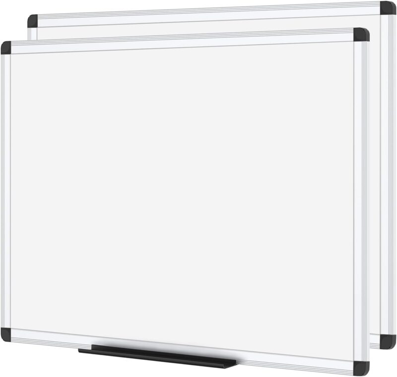 Magnetic Whiteboard/Dry Erase Board 48 X 36 Inches Pack of 2