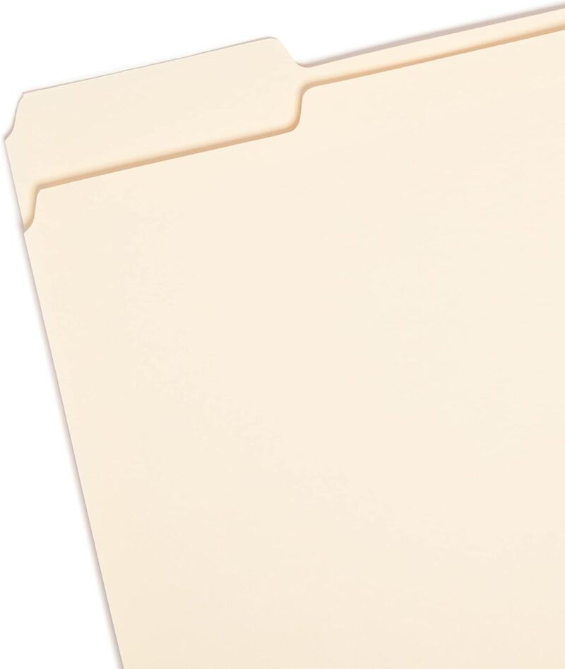 File Folder, 1/3-Cut Tab, Assorted Positions, Letter Size, Manila, 24 per Pack (11928) - Image 2
