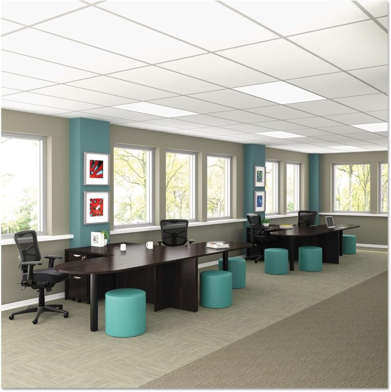 Mesh Mid-Back Multifunction Chair - Black - Image 2